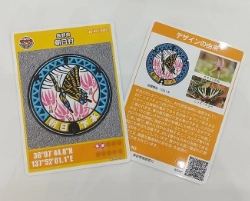 春の妖精と春の女神に会いに行こう。朝日村マンホールカードのひみつ