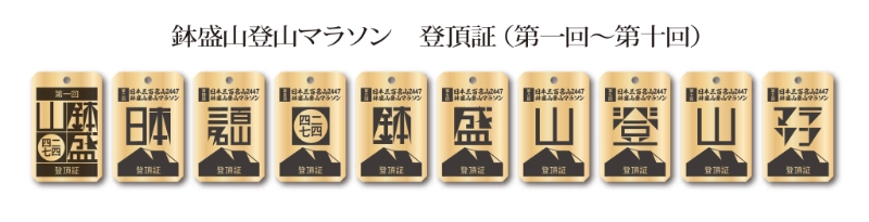 登頂証